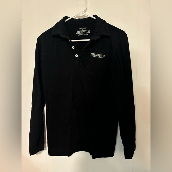 Chipotle men’s long sleeve  polo - Picture 1 of 3